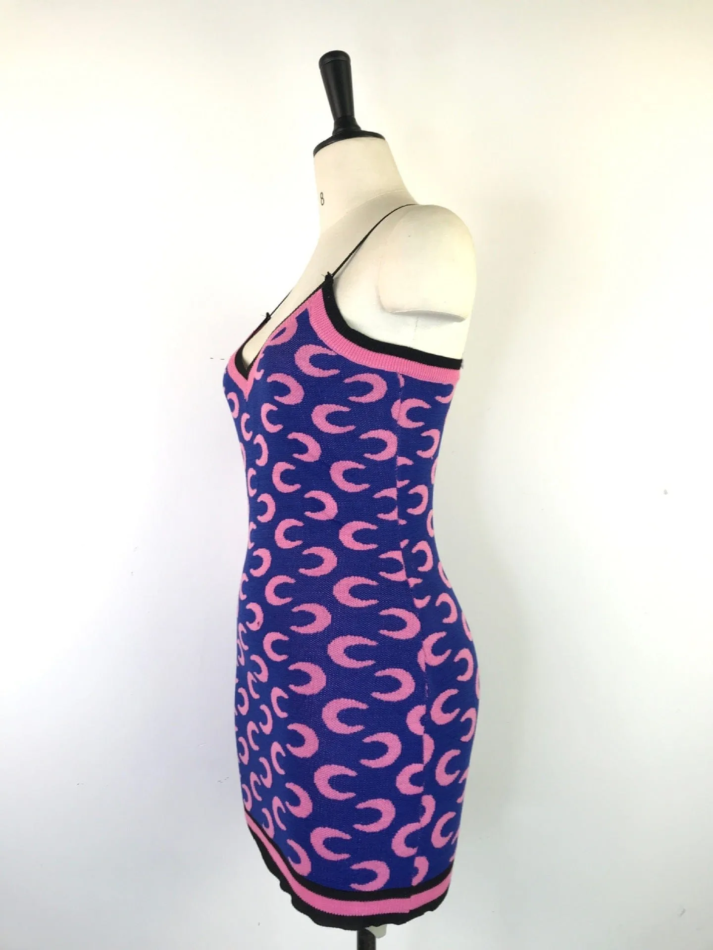 2022 New Mini Dress Sleeveless Body-con Club Spaghetti Strap Dress