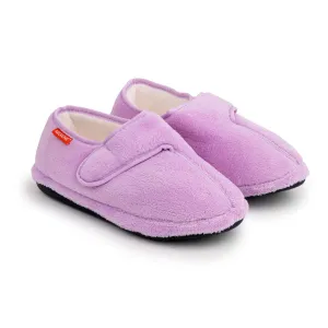 ARCHLINE Orthotic Plus Slippers Closed Scuffs Pain Relief Moccasins - Lilac - EU 40