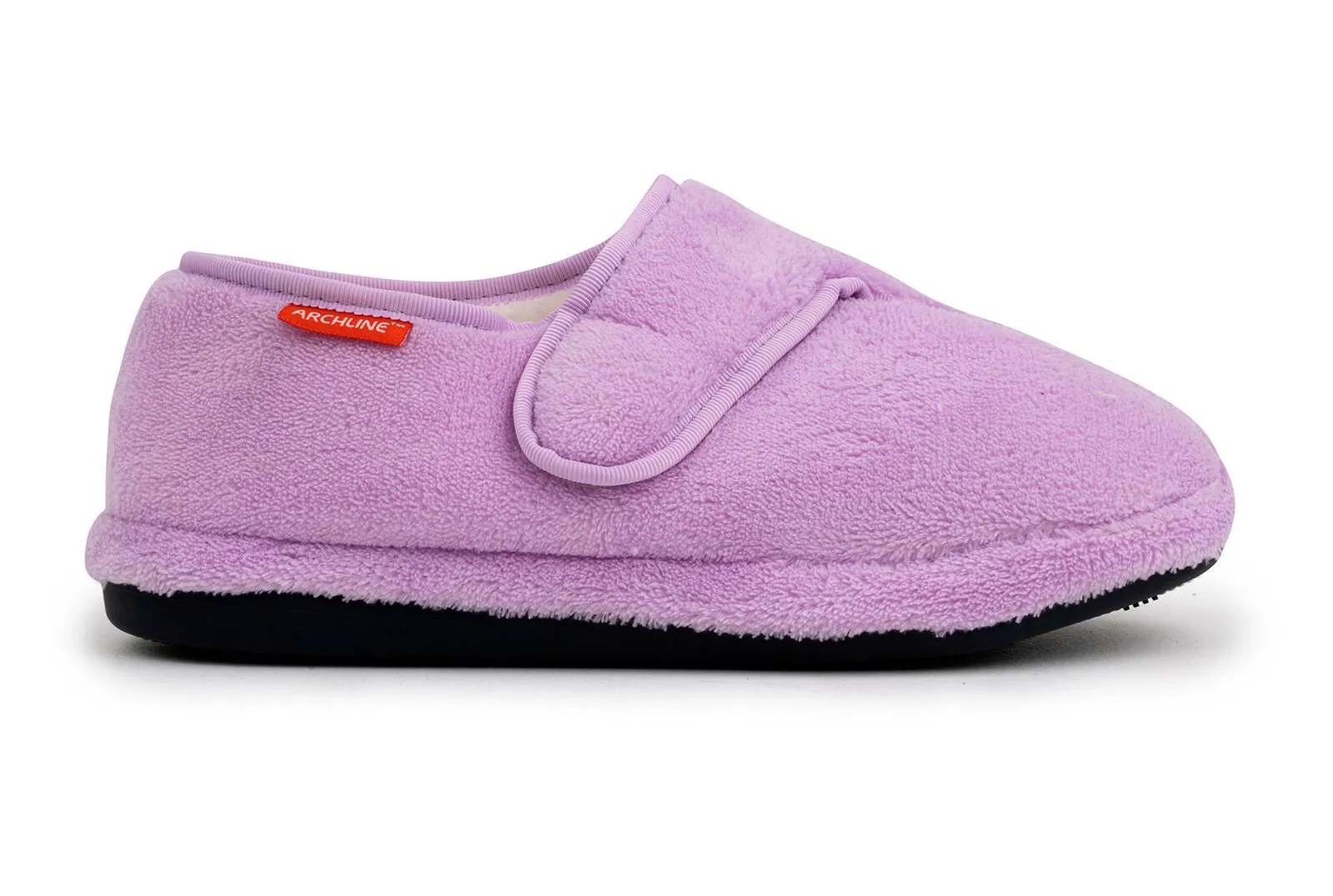 ARCHLINE Orthotic Plus Slippers Closed Scuffs Pain Relief Moccasins - Lilac - EU 40