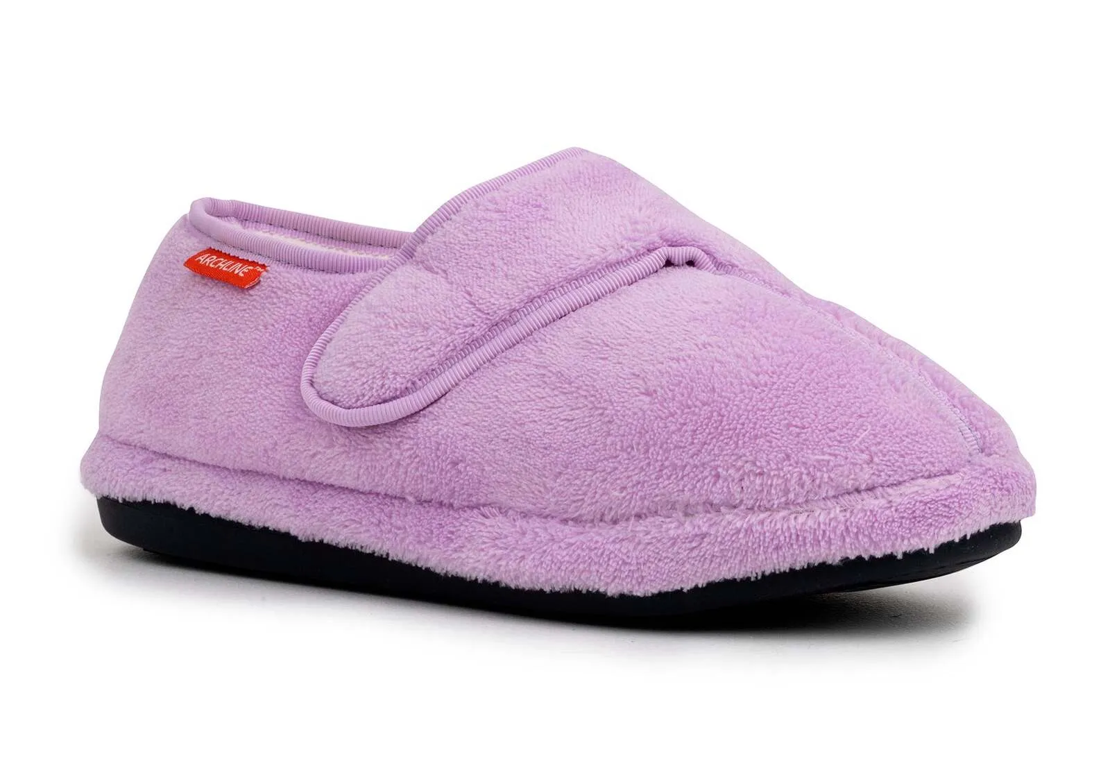 ARCHLINE Orthotic Plus Slippers Closed Scuffs Pain Relief Moccasins - Lilac - EU 40