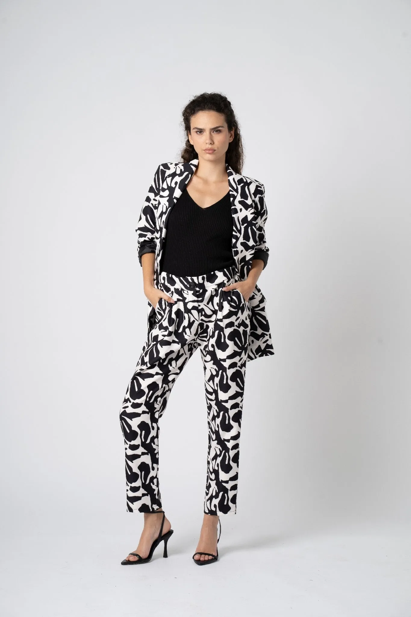 Astrid  Europe Bound Puff Sleeve Blouse