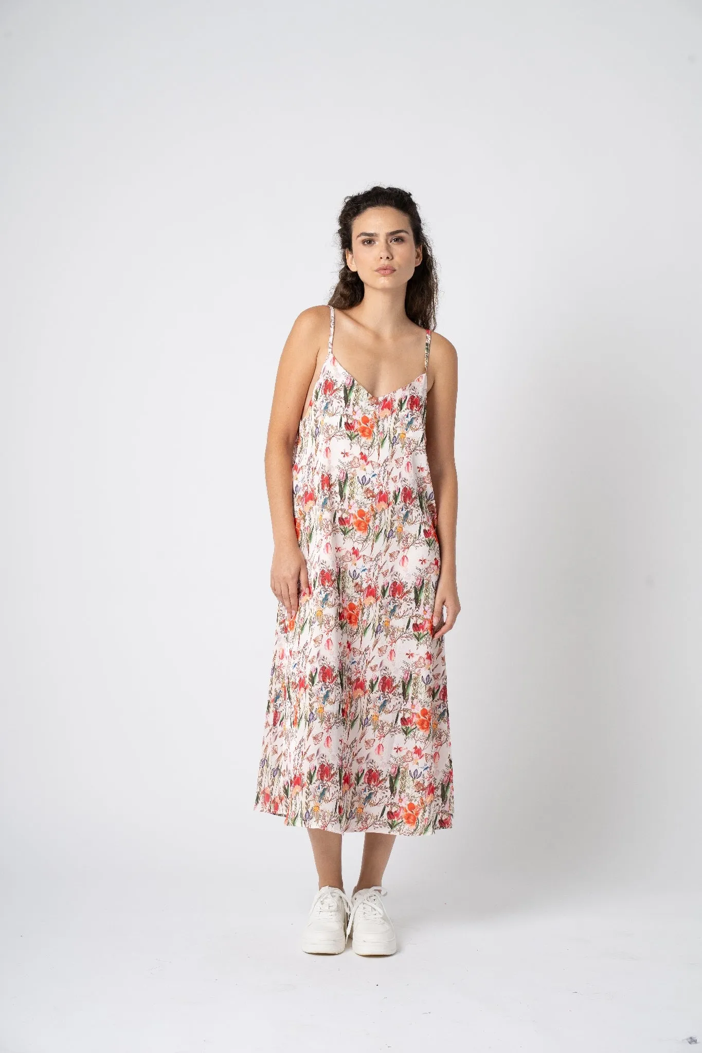 Astrid  Ladies Woven Fireside Slip Dress