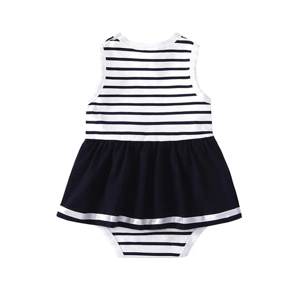 Baby Striped Siblings Sleeveless Summer Romper Baby clothes Wholesale