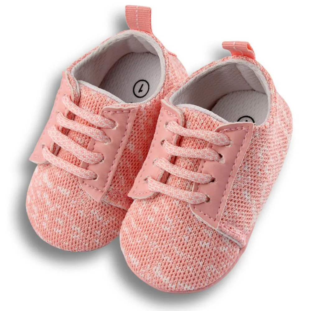 Baby Unisex Lace Up Comfy Toddler Shoes