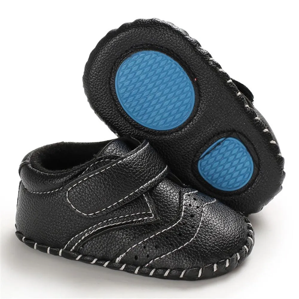 Baby Unisex Soft Non-Slip Magic Tape Flats Wholesale Baby Shoes Suppliers