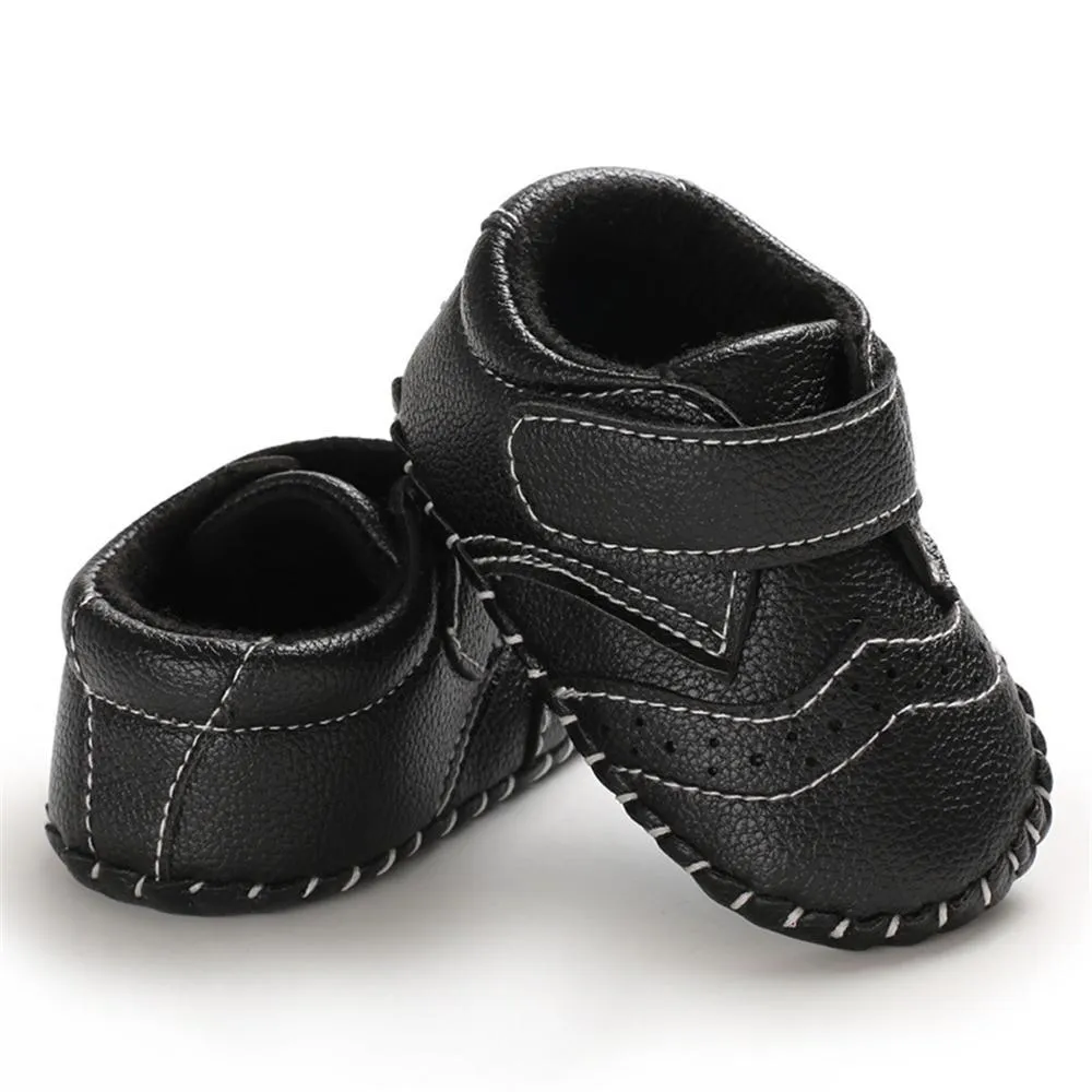 Baby Unisex Soft Non-Slip Magic Tape Flats Wholesale Baby Shoes Suppliers