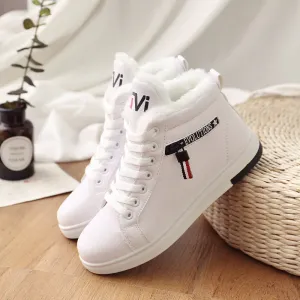 Camila | Dames Enkellaarzen Winter Pluche Sneakers