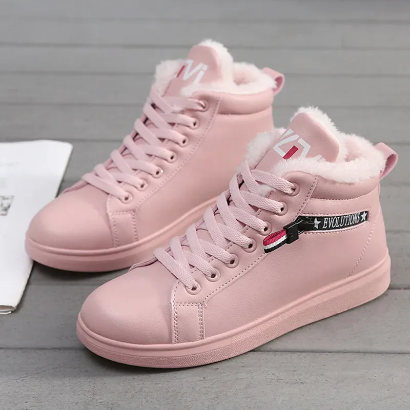 Camila | Dames Enkellaarzen Winter Pluche Sneakers