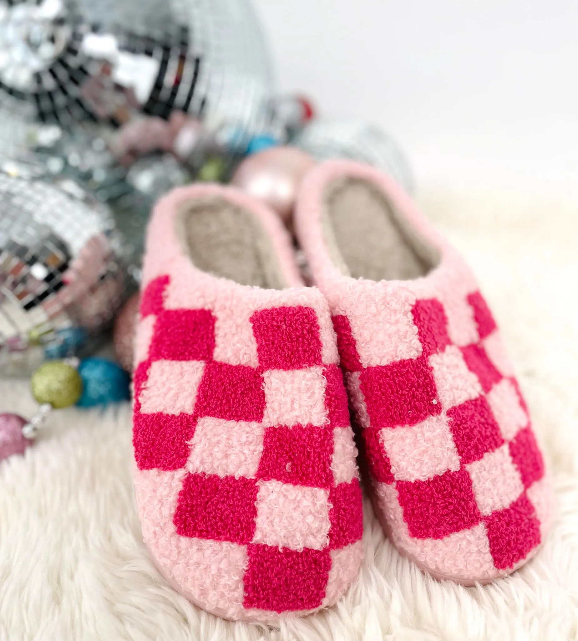 Checkered Slippers {Multiple Colors!}