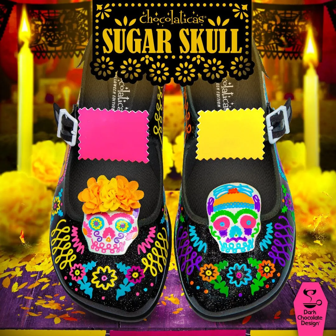 Chocolaticas® SUGAR SKULL Women's Mary Jane Flat