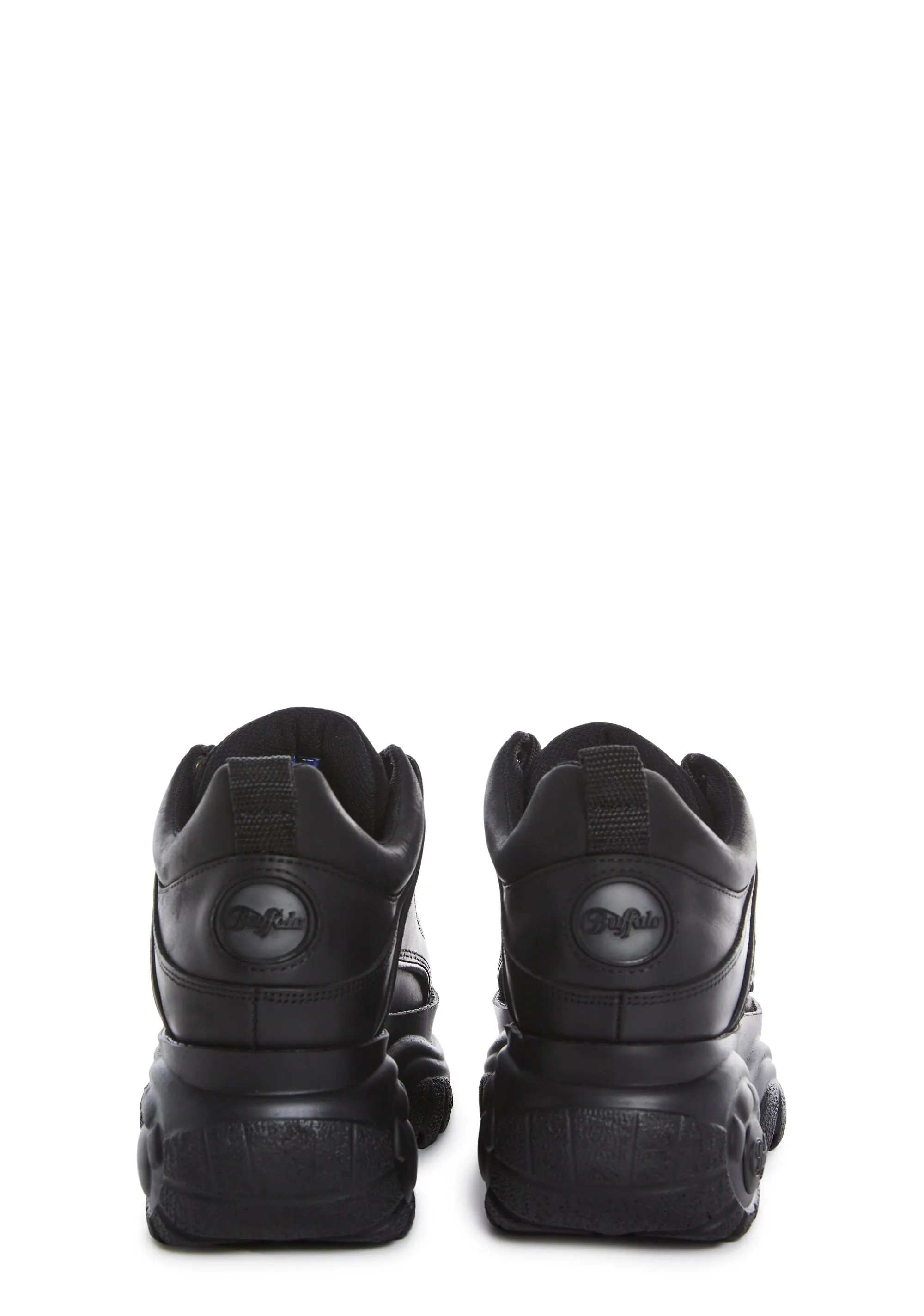 Classic Low Leather Sneakers - Black
