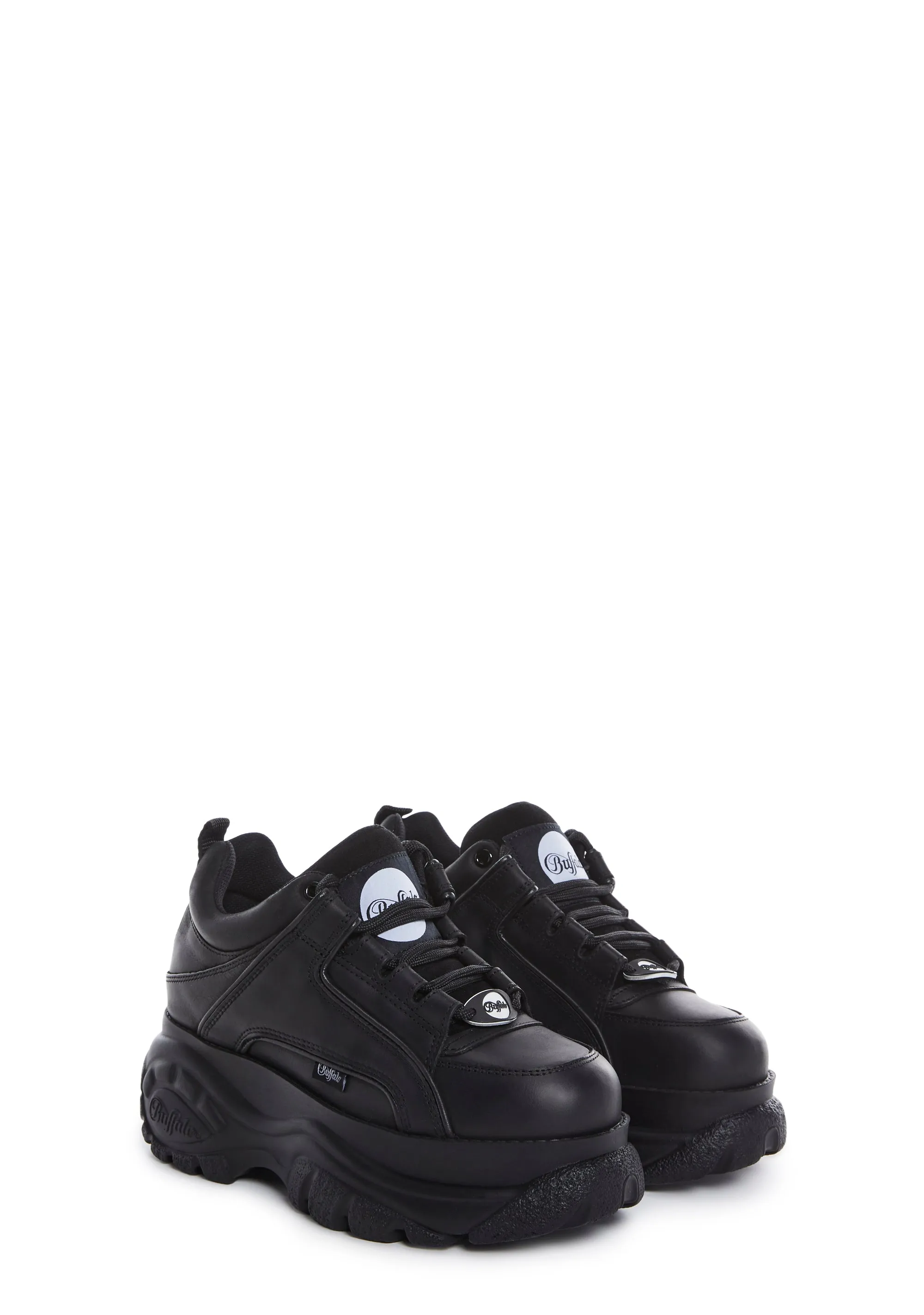 Classic Low Leather Sneakers - Black