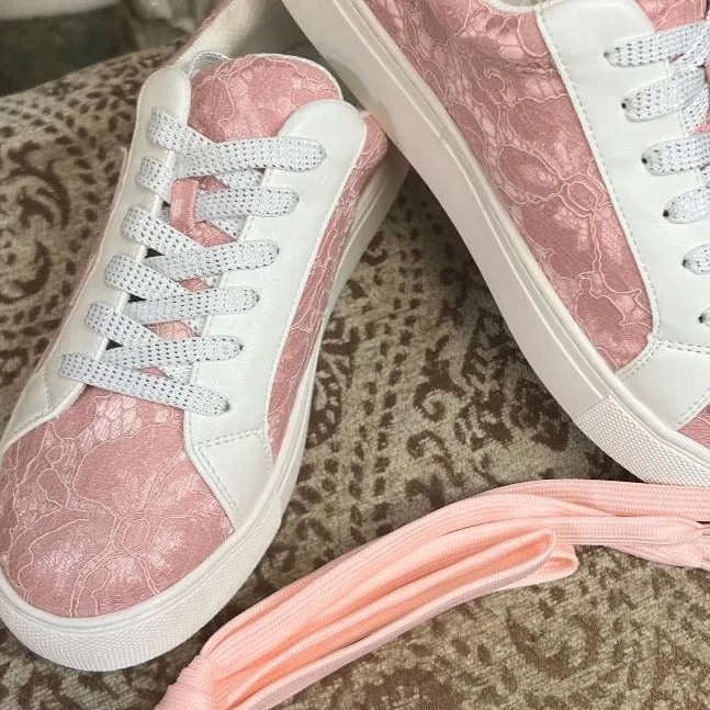 Corkys Supernova Pink Lace Sneaker