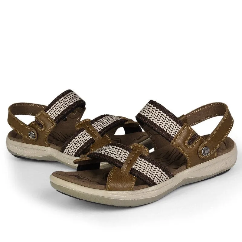 Cuzcare Orthopedic Sandals Women Leather Comfortable Summer Arch Support