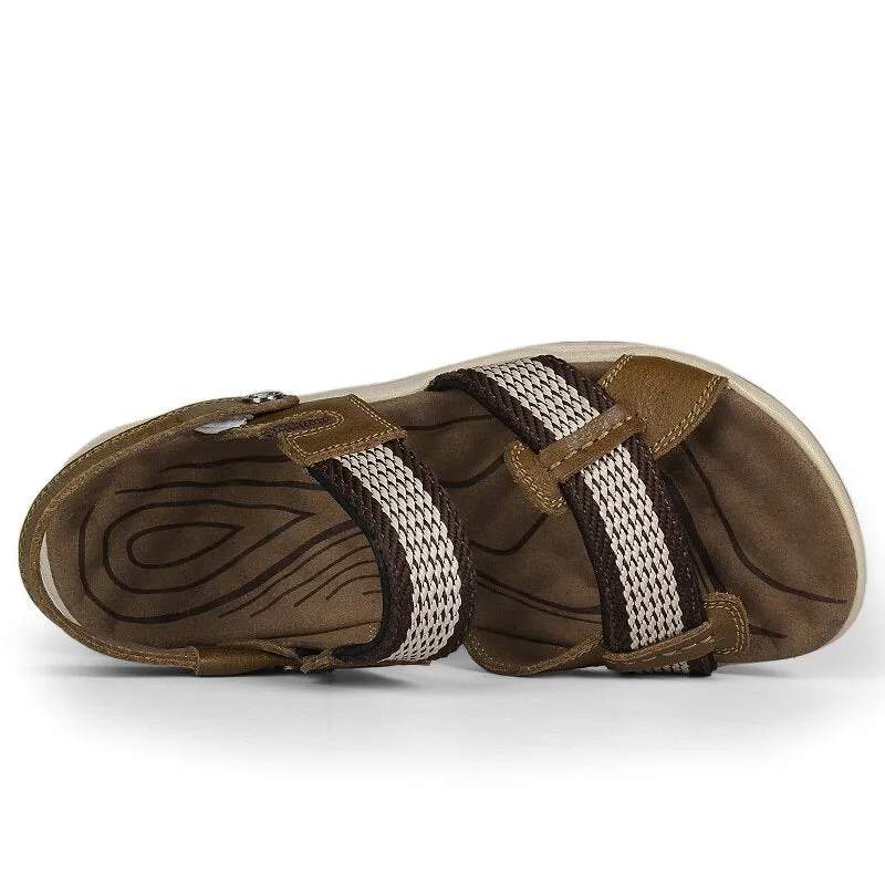 Cuzcare Orthopedic Sandals Women Leather Comfortable Summer Arch Support