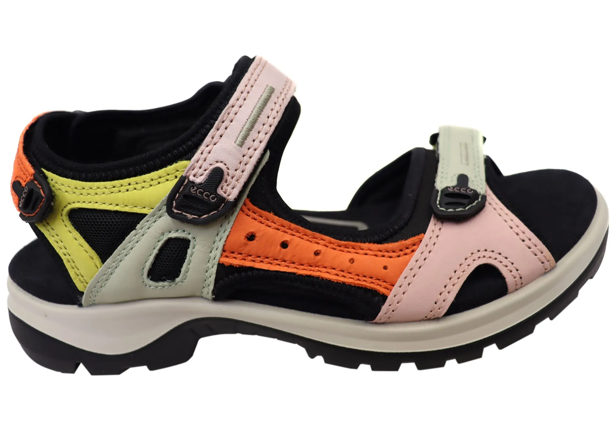 ECCO Womens Offroad Leather Adjustable Sandals