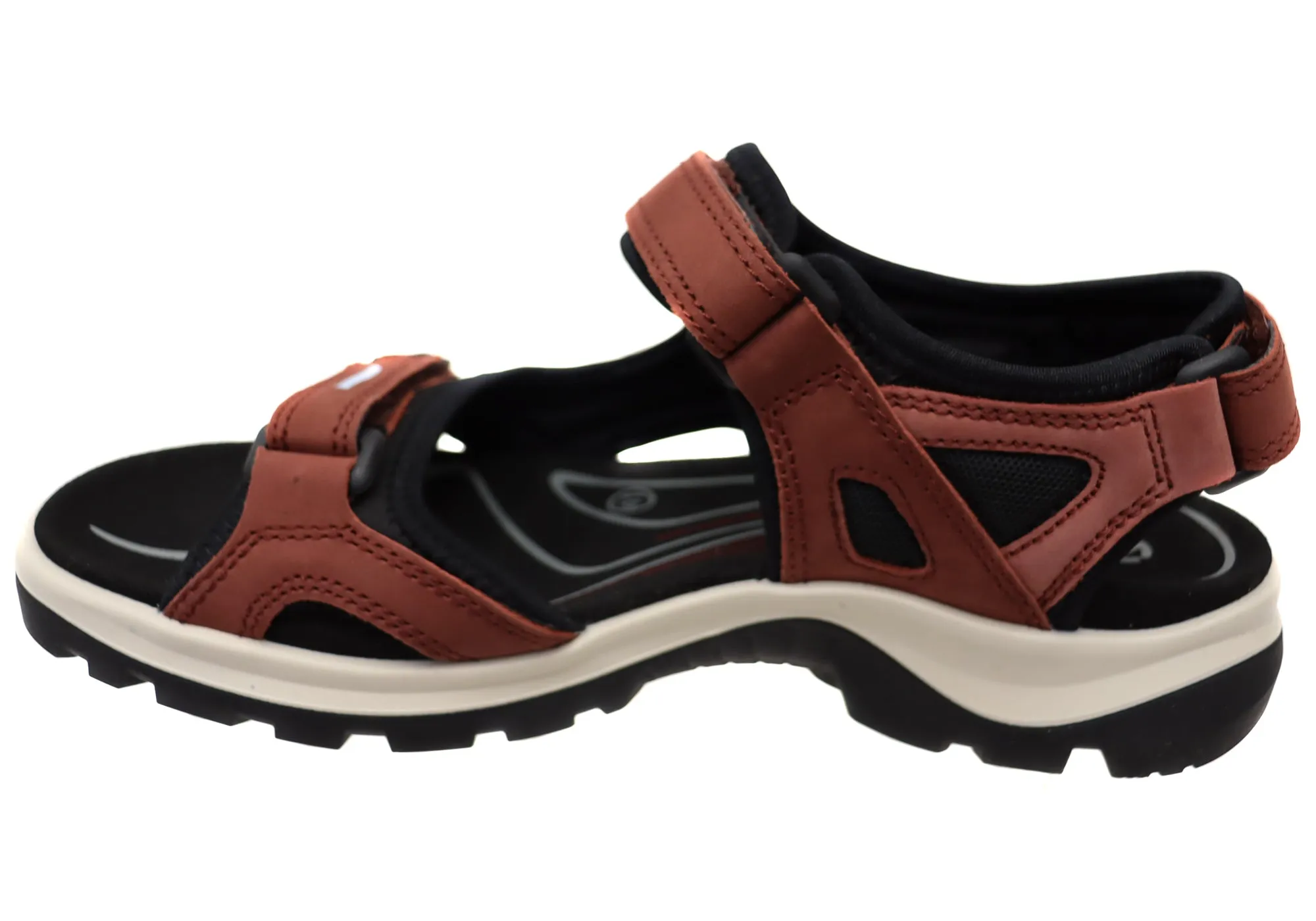 ECCO Womens Offroad Leather Adjustable Sandals