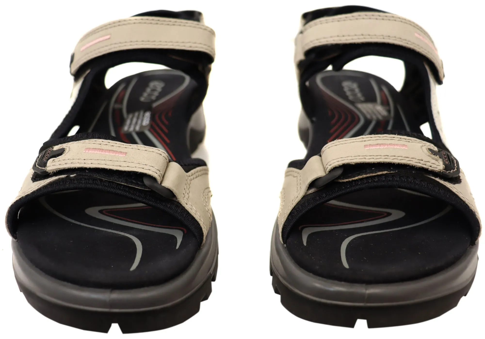 ECCO Womens Offroad Leather Adjustable Sandals