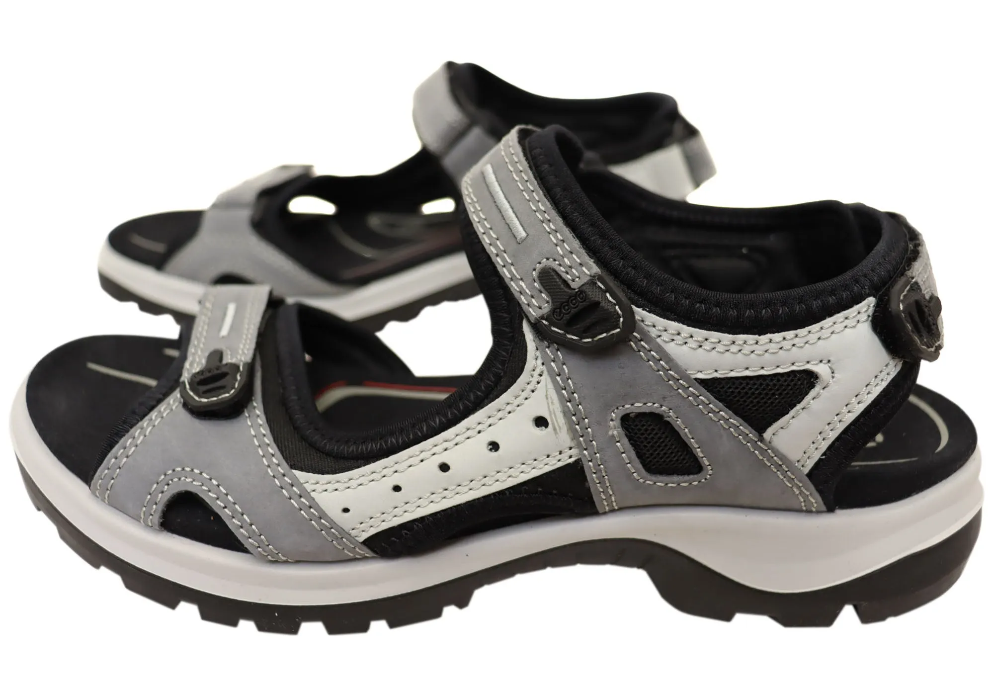 ECCO Womens Offroad Leather Adjustable Sandals