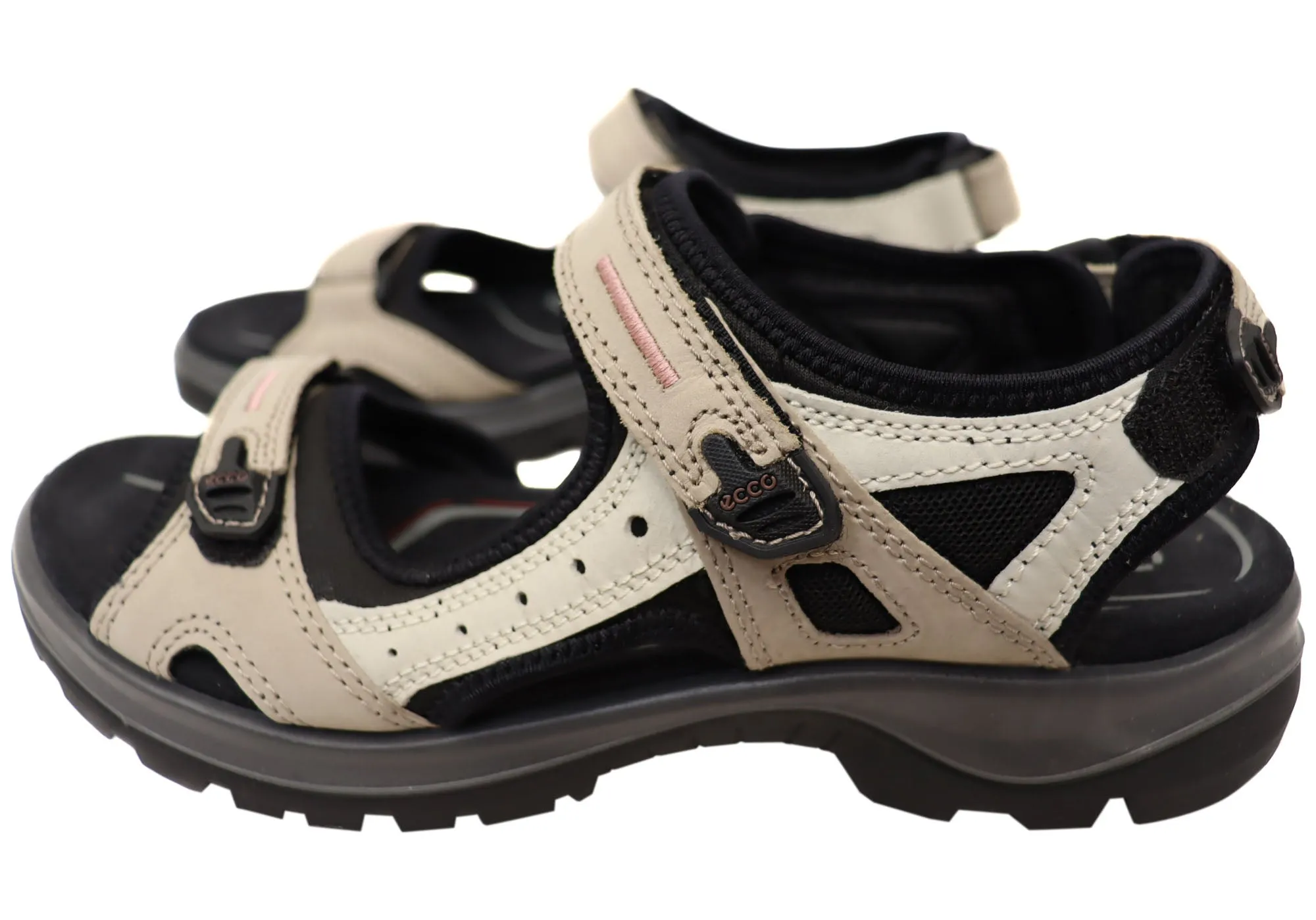 ECCO Womens Offroad Leather Adjustable Sandals