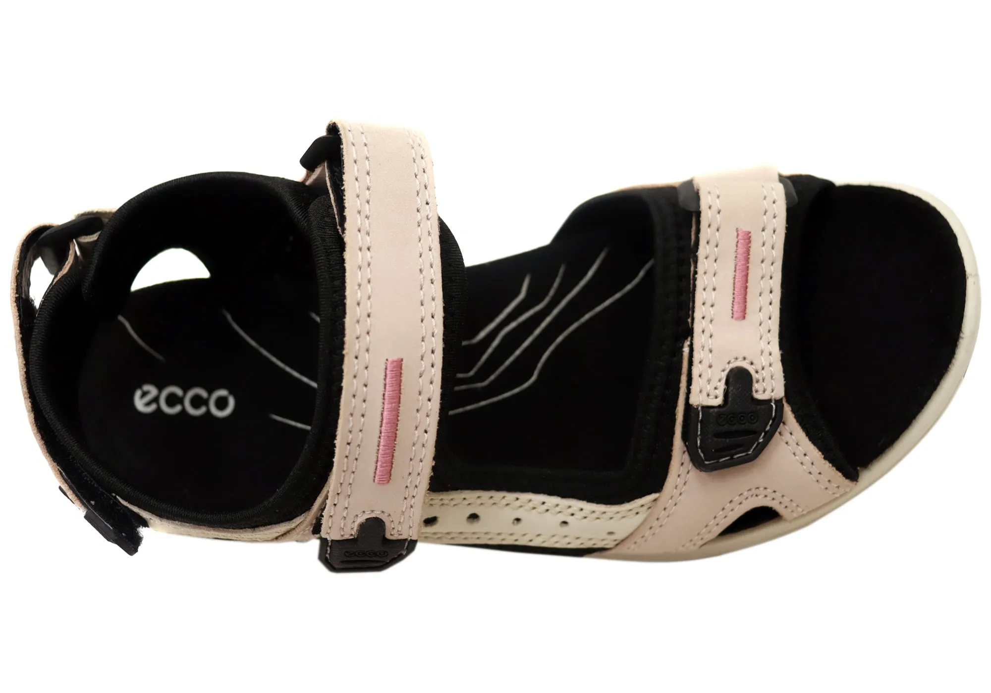 ECCO Womens Offroad Leather Adjustable Sandals
