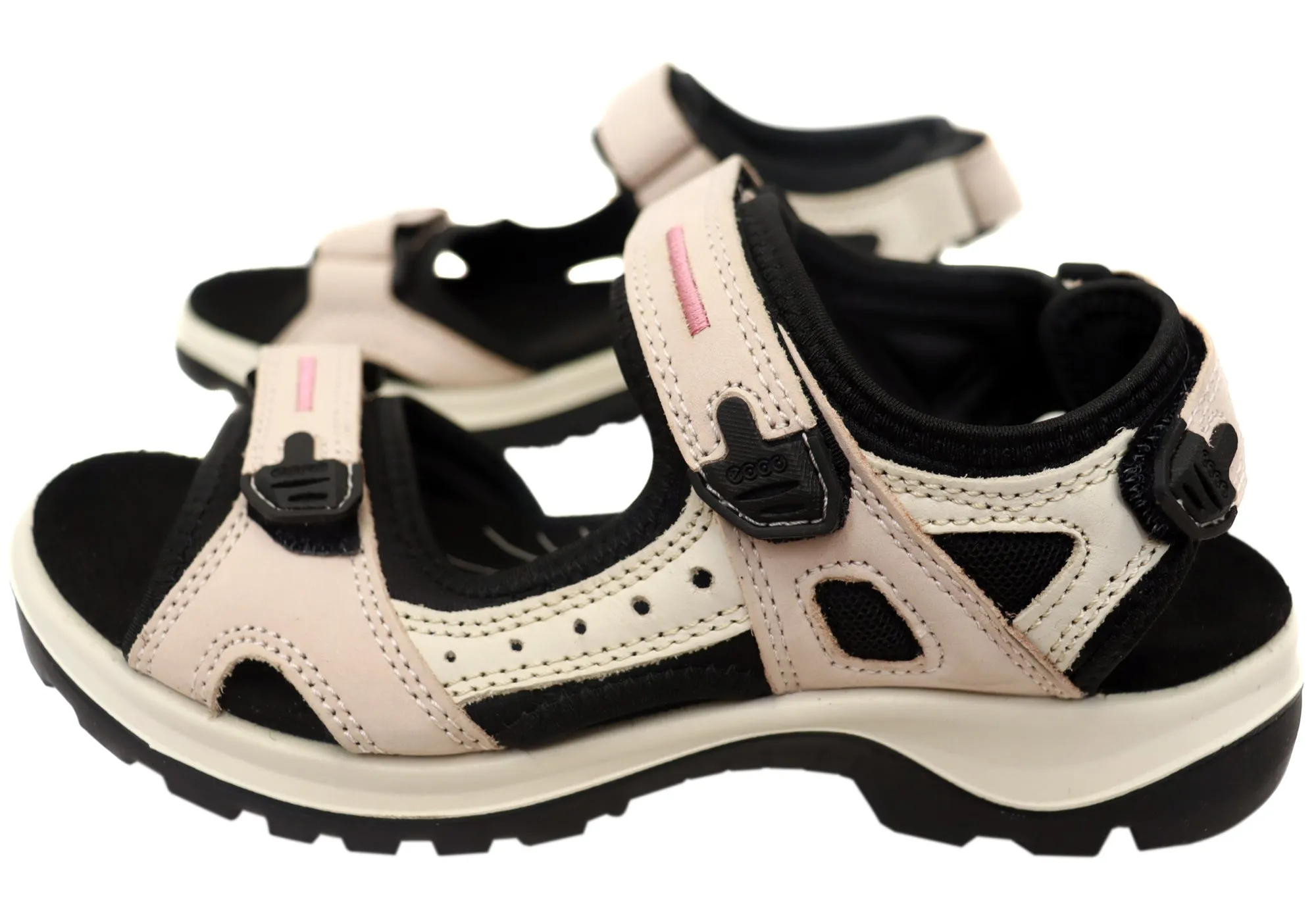 ECCO Womens Offroad Leather Adjustable Sandals