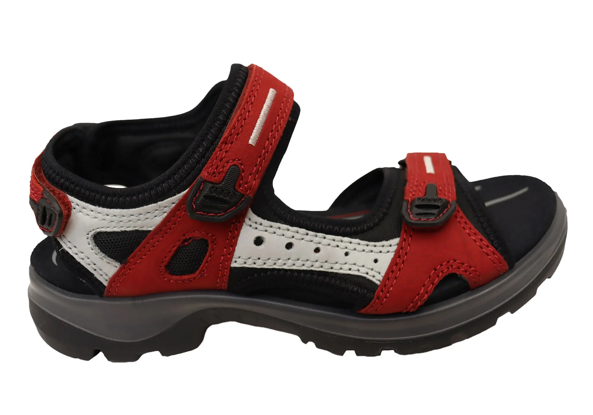 ECCO Womens Offroad Leather Adjustable Sandals