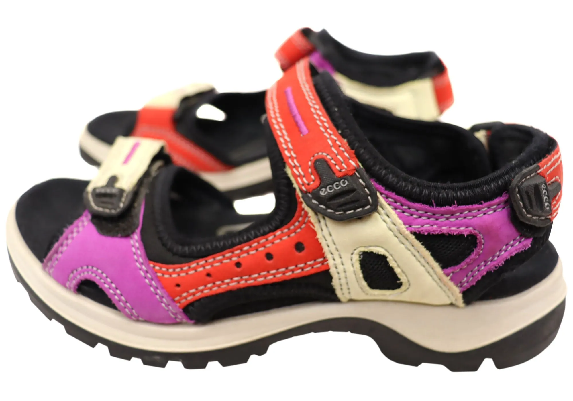ECCO Womens Offroad Leather Adjustable Sandals
