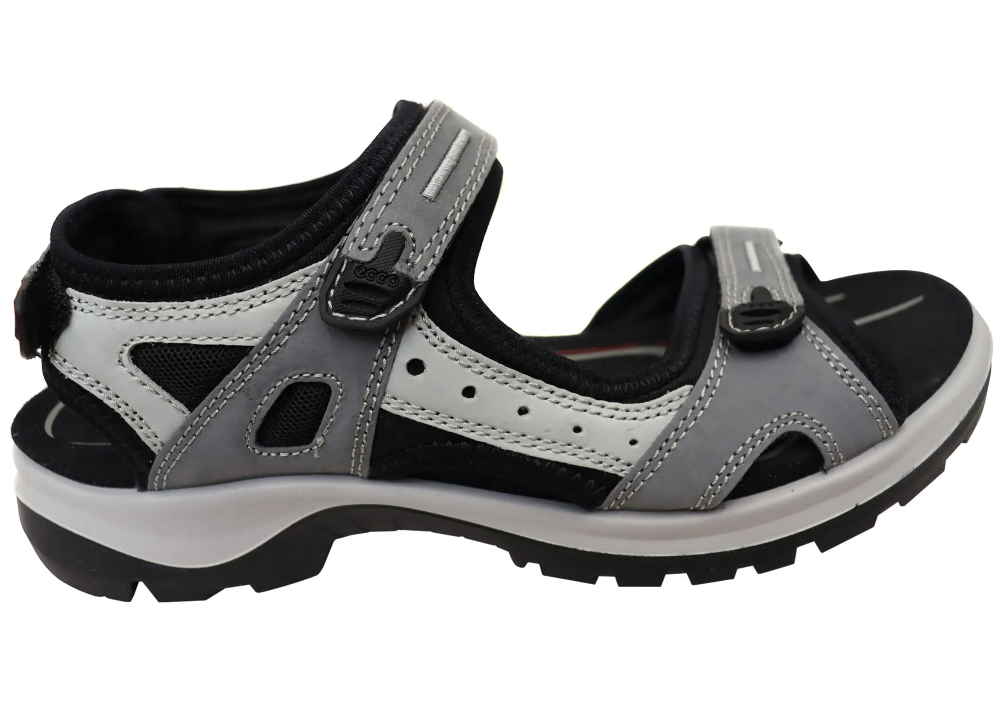 ECCO Womens Offroad Leather Adjustable Sandals