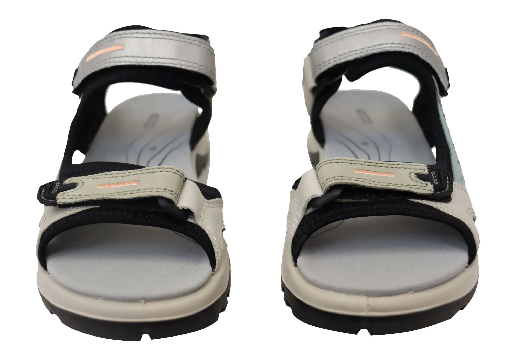 ECCO Womens Offroad Leather Adjustable Sandals