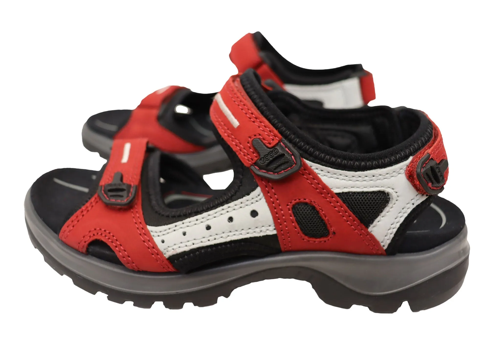 ECCO Womens Offroad Leather Adjustable Sandals