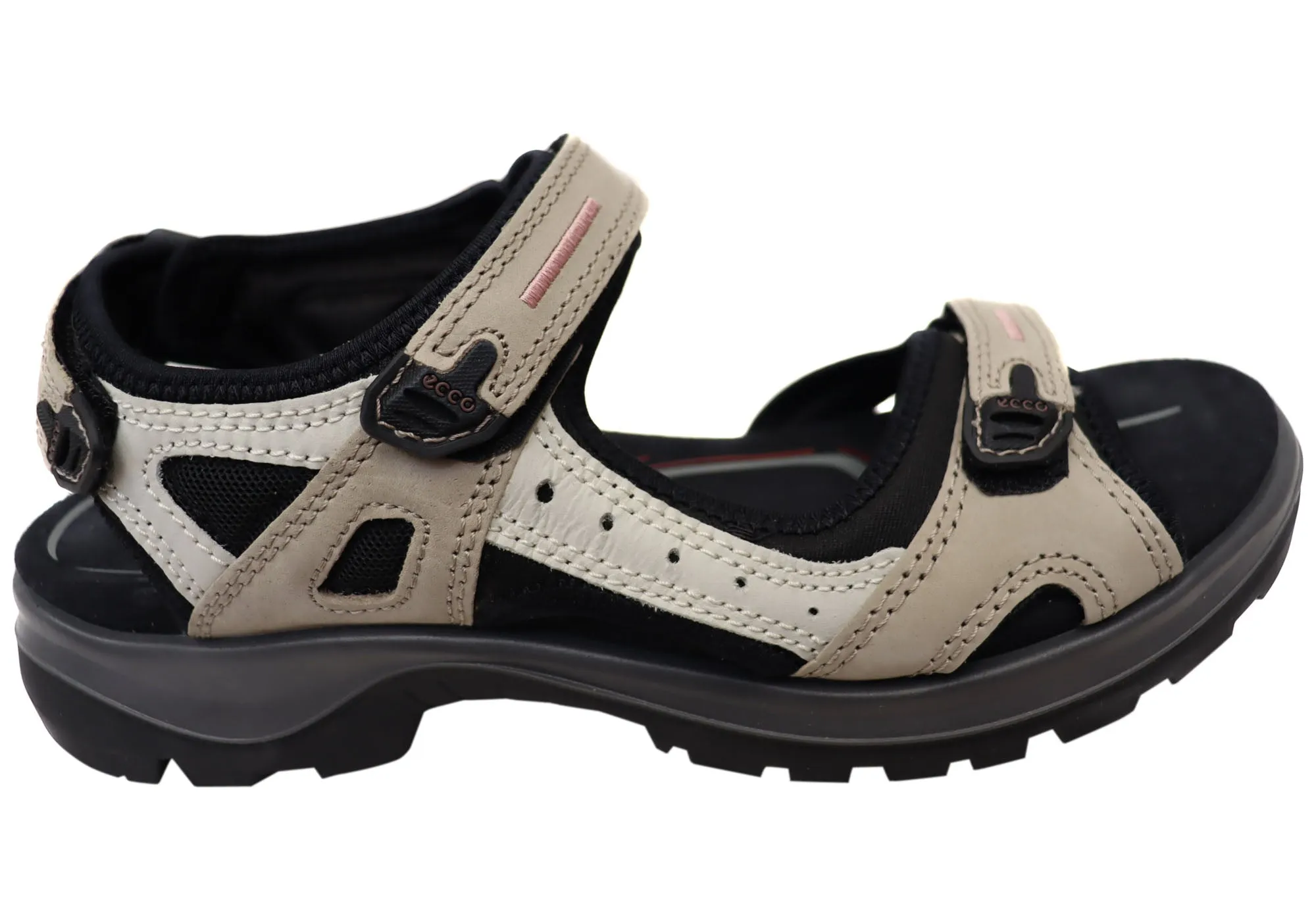 ECCO Womens Offroad Leather Adjustable Sandals
