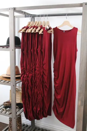 Freda Side Ruched Tank Dress