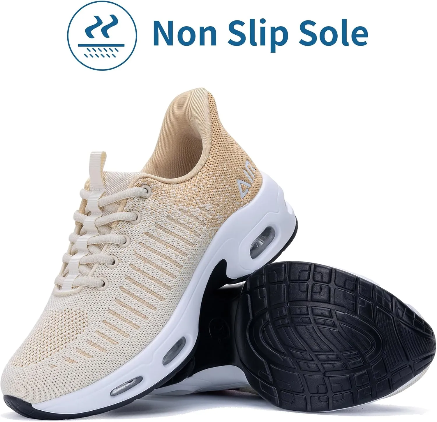 GANNOU Womens Walking Shoes Air Athletic Tennis Breathable Running Sneakers for Gyms Workouts Jogging