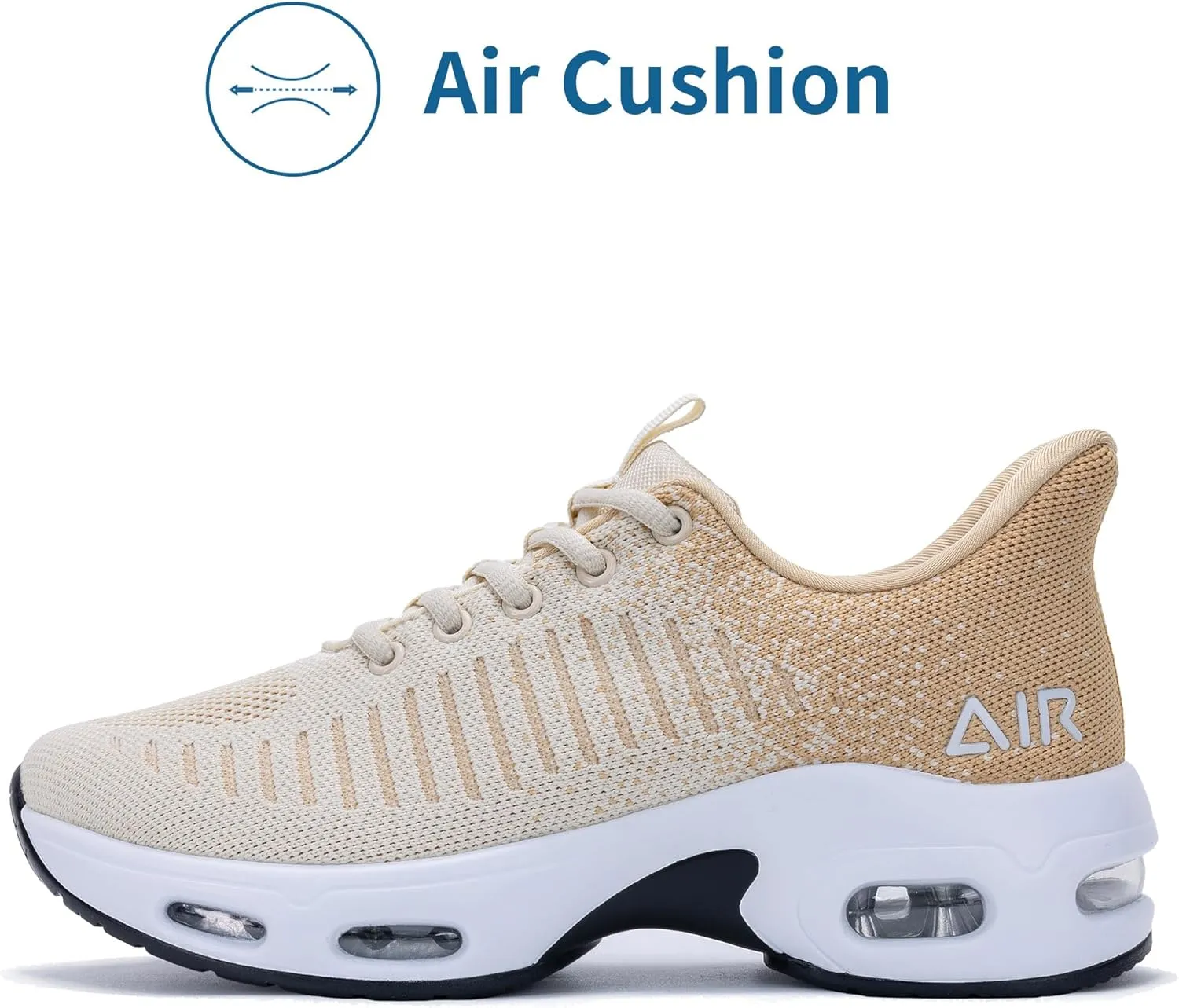 GANNOU Womens Walking Shoes Air Athletic Tennis Breathable Running Sneakers for Gyms Workouts Jogging