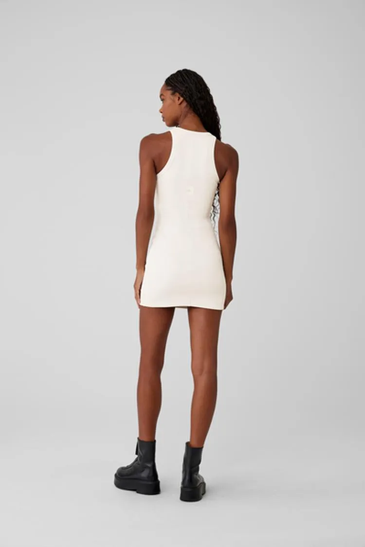 GODDESS RIBBED GO-TO DRESS