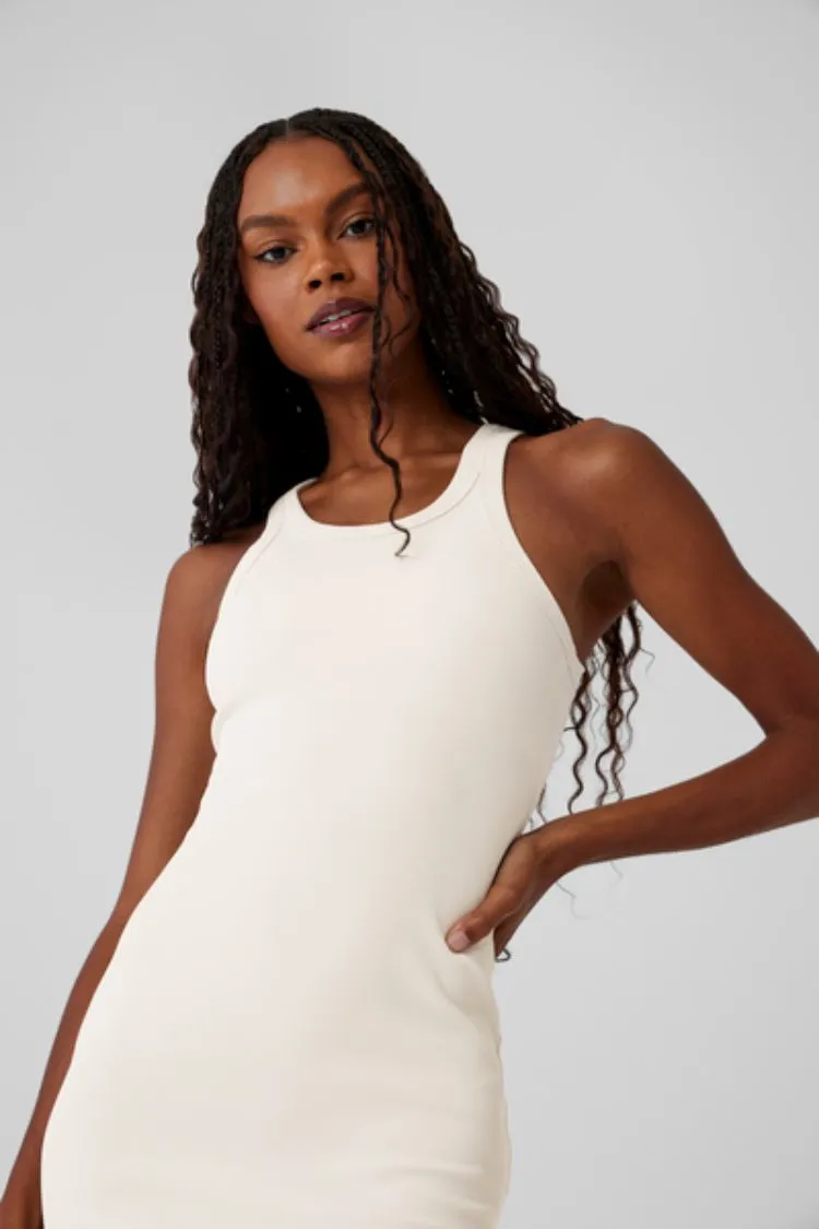 GODDESS RIBBED GO-TO DRESS