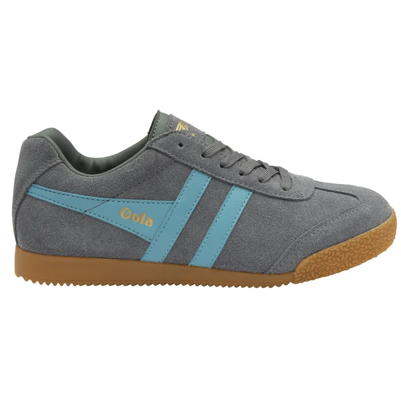 Gola Harrier Suede Ash/Ocean Women's Sneaker