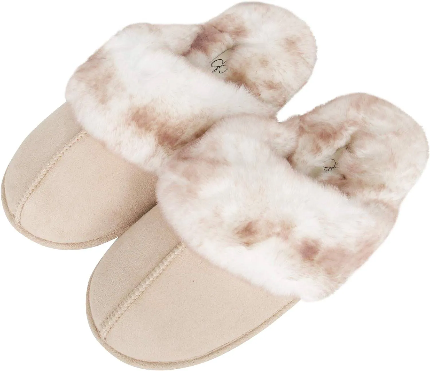 Jessica Simpson Comfy Faux Fur House Slipper
