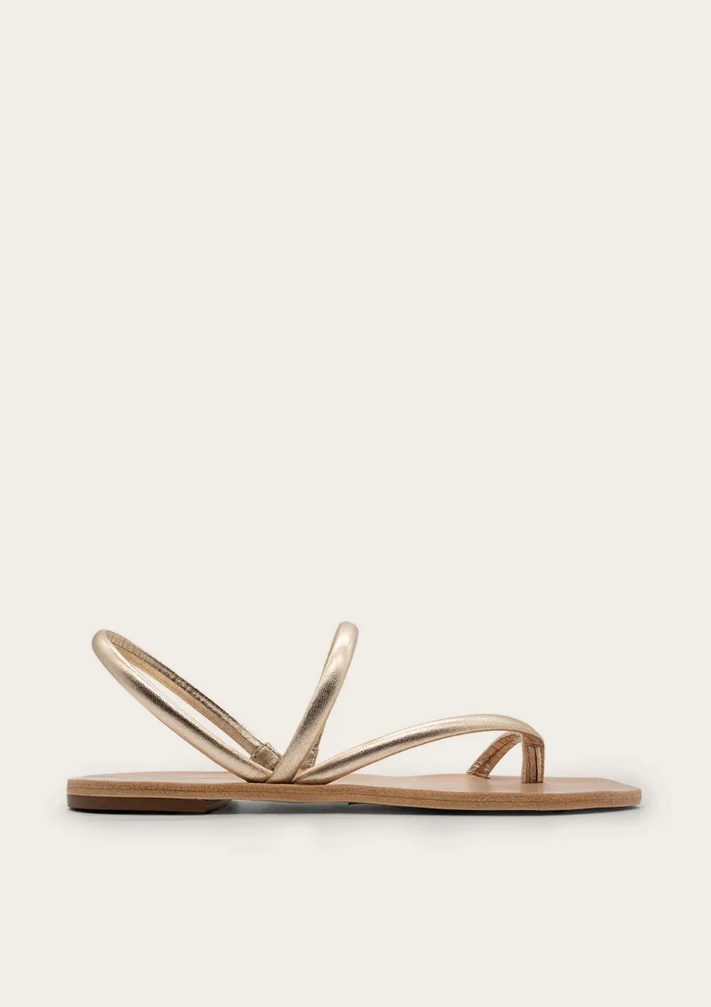 KAANAS Aztec Strappy Sandal - Gold