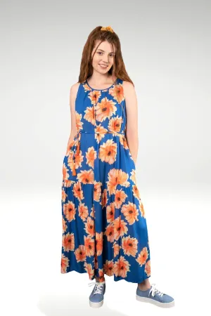 LARA FLORAL TIER MAXI DRESS