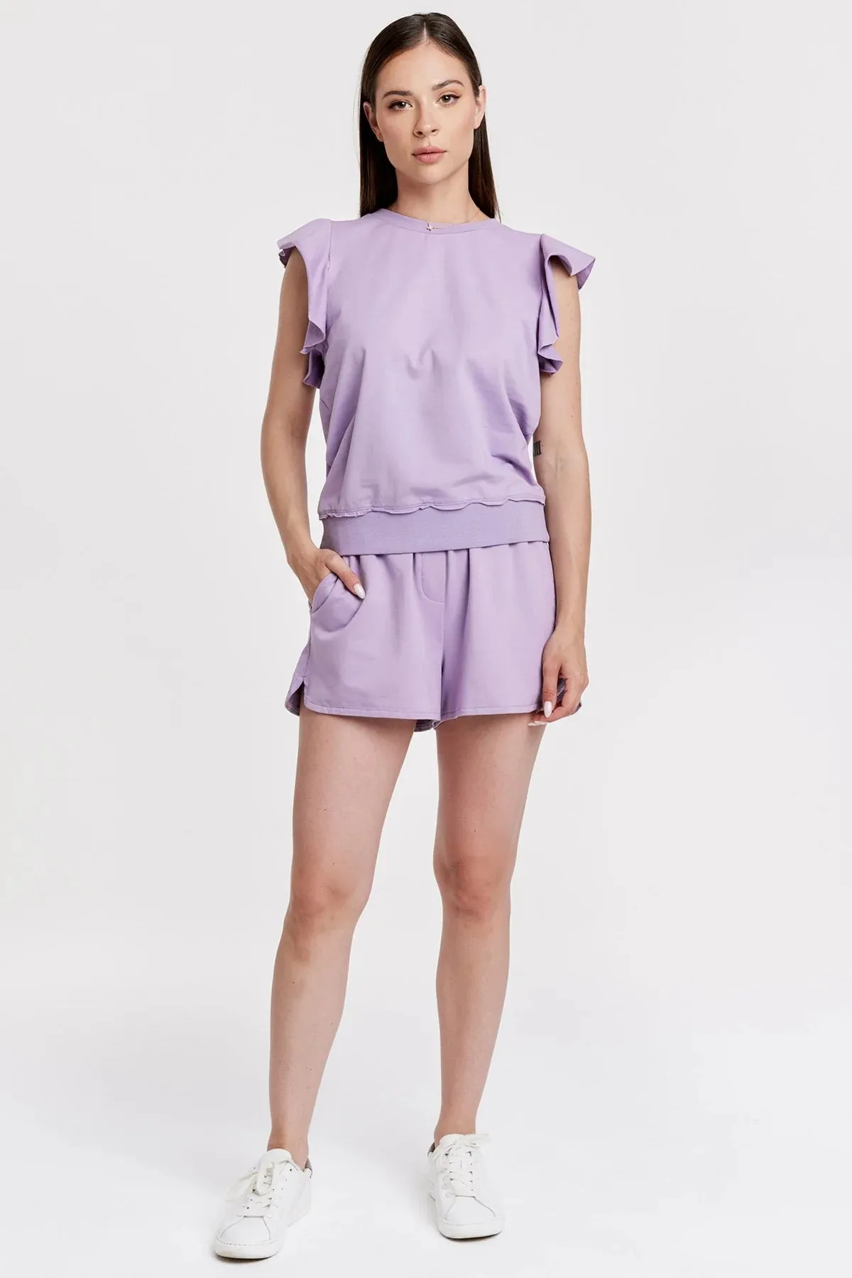 Layla Ruffle Sleeveless Top