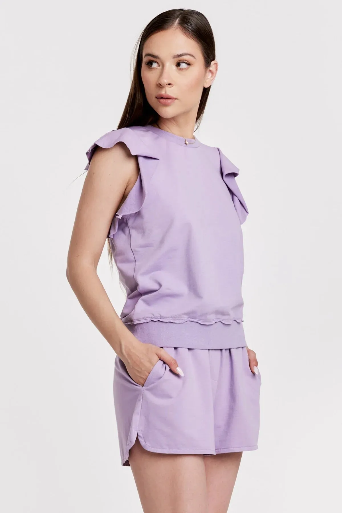 Layla Ruffle Sleeveless Top