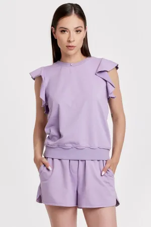 Layla Ruffle Sleeveless Top