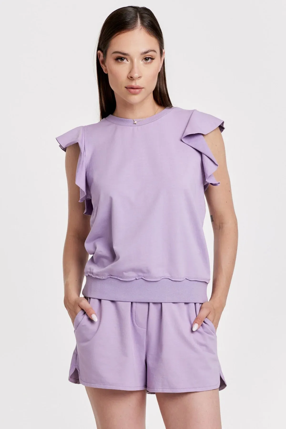 Layla Ruffle Sleeveless Top
