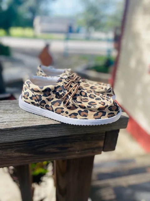Leopard Slide On Sneaker