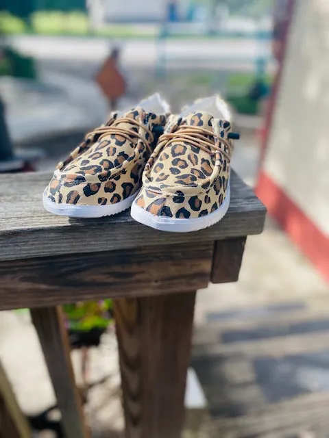 Leopard Slide On Sneaker