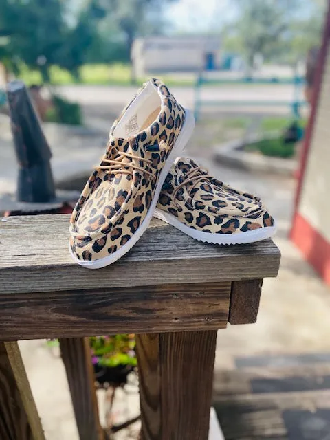 Leopard Slide On Sneaker