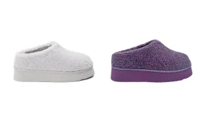 Lowkey Cozy Mule in Grey or Purple