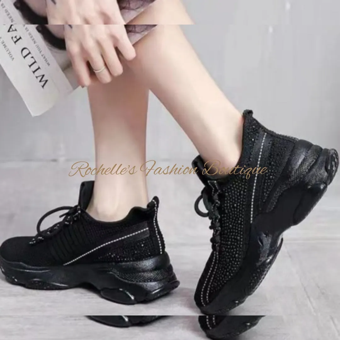 MARBLE-1-ML BLACK SNEAKERS